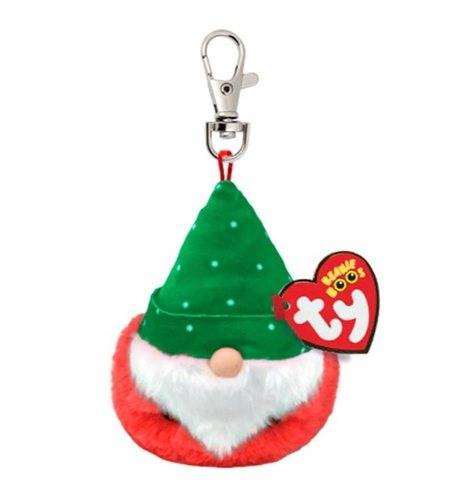Ty Xmas Turvey - Green Hat Gnome Clip
