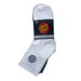 Santa Cruz Other Dot Mid Socks 4pk (Youth 2-8) - Blk/Wht