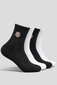 Santa Cruz Other Dot Mid Socks 4pk (Youth 2-8) - Blk/Wht