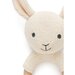 Purebaby Knitted Rabbit Rattle - Cloud