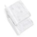 Purebaby Muslin Facewasher 2Pk - Wht/Pale Grey Tree