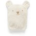 Purebaby Bath Mitt - Wheat Melange Bear