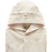 Purebaby Hooded Bathrobe - Wheat Melange Bear