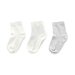 Purebaby Sock 3Pk - Pale Grey Melange