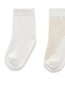 Purebaby Sock 3Pk - Wheat Melange/Vanilla