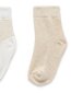 Purebaby Sock 3Pk - Wheat Melange/Vanilla