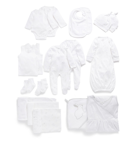 Purebaby Large Hospital Bag - White