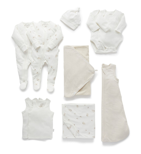 Purebaby Welcome Pack - Wheat Cottonbud