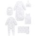 Purebaby Newborn Hospital Pack - Pale Grey Tree