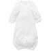 Purebaby Sleepsuit - Pale Grey Leaf W Spot