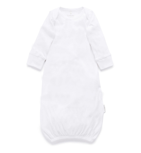 Purebaby Sleepsuit - White