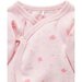 Purebaby Premi Crossover L/S Growsuit - Pink Leaf