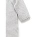 Purebaby Premi Velour Growsuit - Pale Grey Stripe