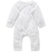 Purebaby Premi Crossover L/S Growsuit - Pale Grey Leaf