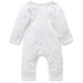 Purebaby Premi Crossover L/S Growsuit - Pale Grey Leaf