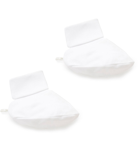 Purebaby Booties - White