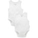 Purebaby Rib Bodysuit 2Pk - White