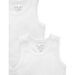 Purebaby Rib Bodysuit 2Pk - White