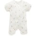 Purebaby S/S Short Leg Zip Growsuit - Vanilla Wattle Bee