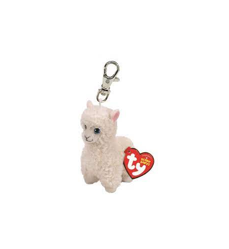 Ty Beanie Boos Clip Lily - Cream Llama