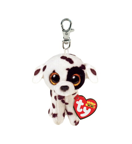 Ty Beanie Boos Clip Luther - Spotted Dog