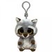 Ty Beanie Boos Clip Oakie - Gray Raccoon