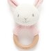 Purebaby Knitted Bunny Rattle - Pink