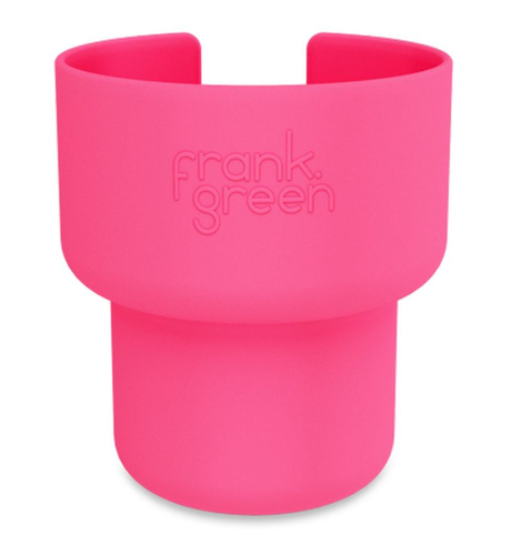 Frank Green Car Cup Holder Expander - Neon Pink