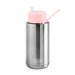 Frank Green 1000ml Bottle (straw) - Chrome Silver