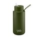 Frank Green 1000ml Bottle (straw) - Khaki