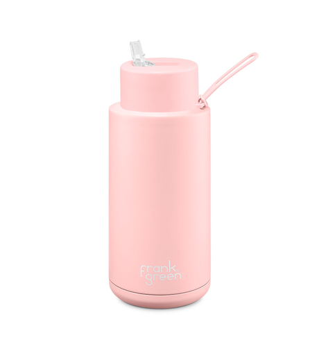 Frank Green 1000ml Bottle (straw) - Blushed