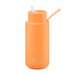 Frank Green 1000ml Bottle (straw) - Neon Orange