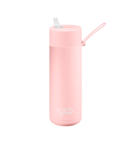 Frank Green 595ml Bottle (straw) - Blushed