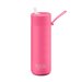 Frank Green 595ml Bottle (straw) - Neon Pink