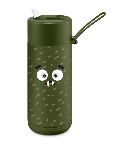 Frank Green 475ml Franksters (flip lid) - Khaki Scout