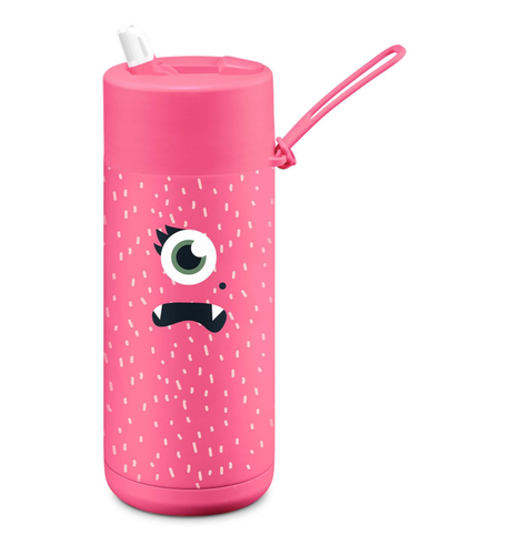 Frank Green 475ml Franksters (flip lid) - Neon Pink Piper