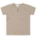 Jamie Kay Jason Pima Cotton Tee - Broad Stripe Twig/Cloud