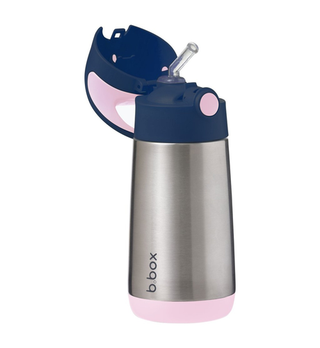 B.Box Insulated Drink Bottle 350ml - Indigo Rose