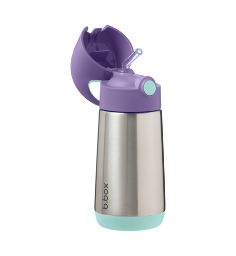 B.Box Insulated Drink Bottle 350ml - Lilac Pop