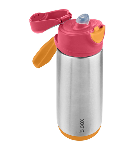 B.Box Insulated Sport Spout Bottle 500ml - Strawberry