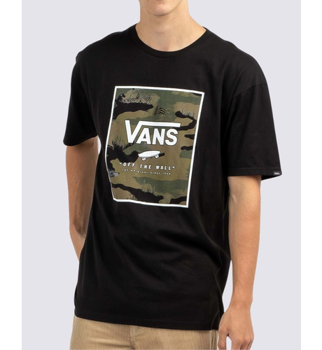 Vans Classic Print Box Tee - Blk/Deep Forest