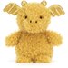 Jellycat Little Dragon - Gold & Glitter