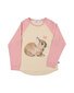 Kissed By Radicool Bunny Butterfly Ls Tee