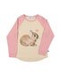 Kissed By Radicool Bunny Butterfly Ls Tee
