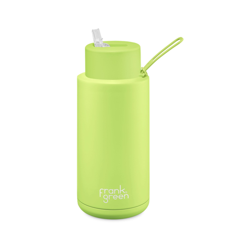 Frank Green 1000ml Bottle (straw) - Pistachio