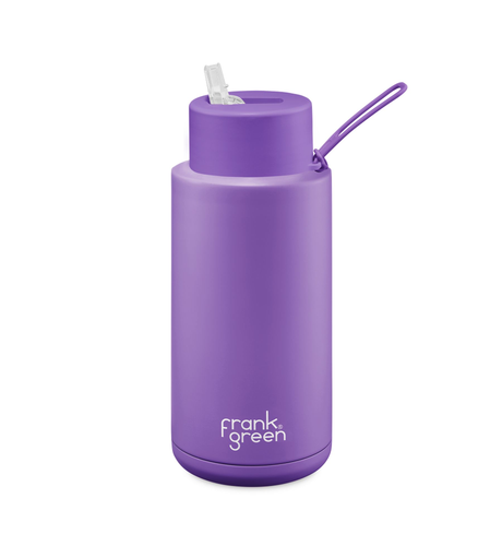 Frank Green 1000ml Bottle (straw) - Cosmic Purple