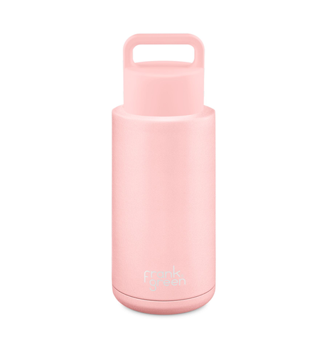 Frank Green 1000ml Bottle (Grip Lid) - Blushed