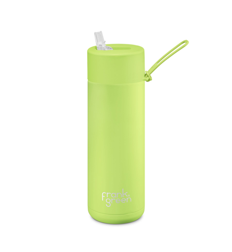 Frank Green 595ml Bottle (straw) - Pistachio