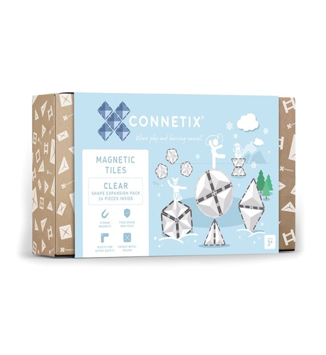 Connetix Clear Shape Expansion Pack 24pc