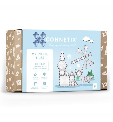 Connetix Clear Starter Pack 34pc